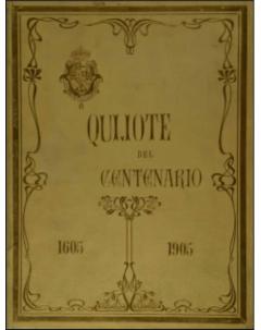 Quijote del Centenario 1605-1905 (láminas) - Tomo 1
