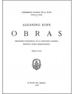 Obras. Influencias filosóficas en la evolución nacional. Ensayos y notas bibliográficas: Volumen tercero