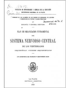 Plan de organización fundamental del sistema nervioso central de los vertebrados: Arquiencéfalo. Funciones arquiencefálicas