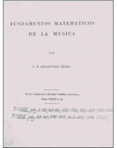 Fundamentos matemáticos de la música