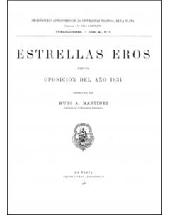 Estrellas Eros para la oposición del año 1931: Serie Astronómica - Tomo XI, no. 2