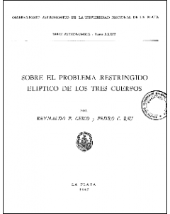 Sobre el problema restringido elíptico de los tres cuerpos: Serie Astronómica - Tomo XXXIV