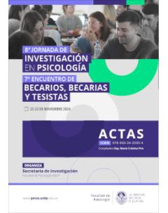 8° Jornada de Investigación en Psicología. 7° Encuentro de Becarios, Becarias y Tesistas: Actas