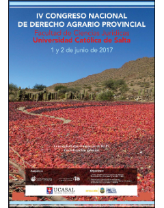 IV Congreso Nacional de Derecho Agrario Provincial